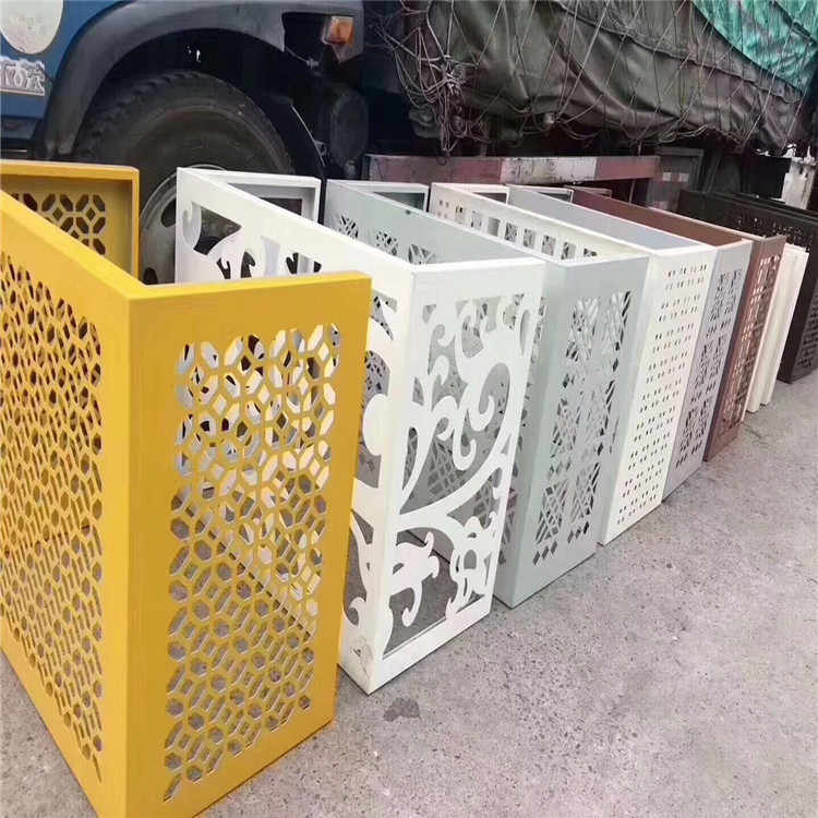 东莞铝百叶空调罩，铝合金空调外机罩价格