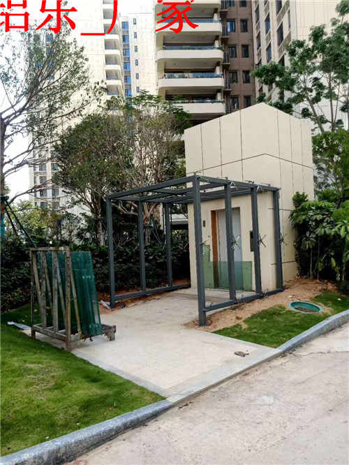 牡丹江小区外墙铝单板，售楼部铝单板效果图
