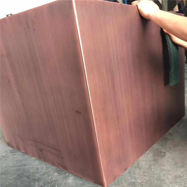 邓州专业生产拉丝铜色铝单板材料-欢迎订购