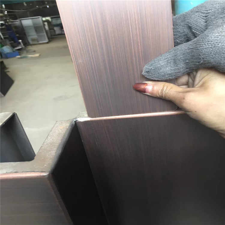 天津效果好的拉丝铜色铝单板厂家定制-铝乐建材