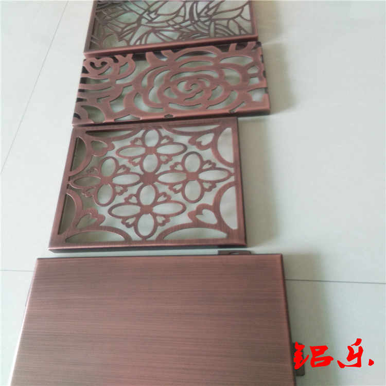 朔州仿古铜色铝单板加固工艺独特