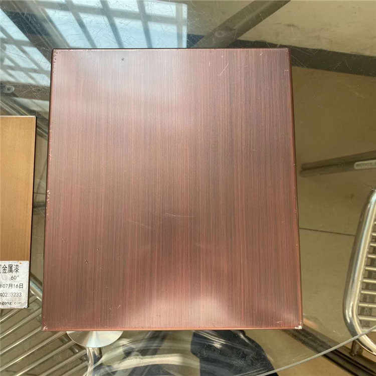 贺州效果好的拉丝铜色铝单板加固工艺独特