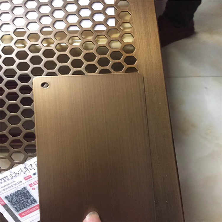 鹿泉铜色铝单板镂空，铜色铝单板安装费多少钱