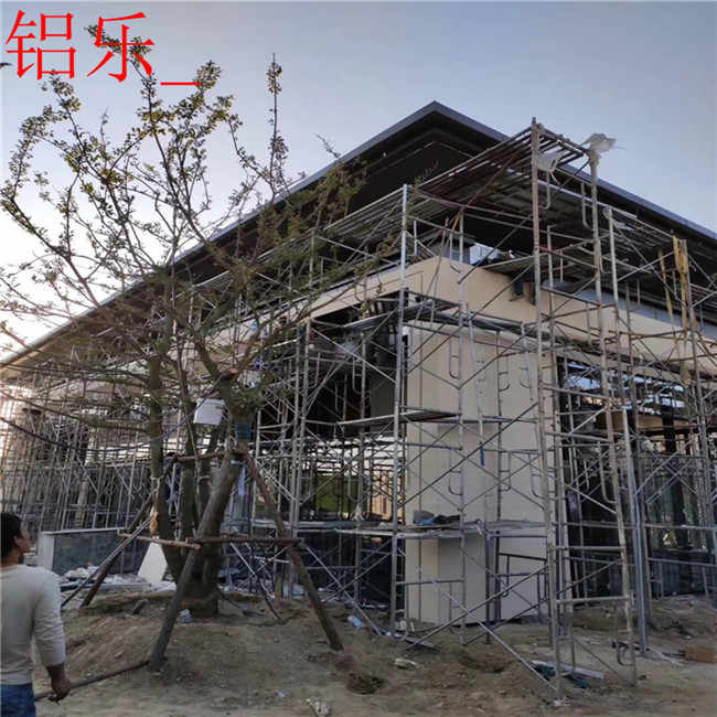 福建外墙铝单板，售楼部铝单板效果图