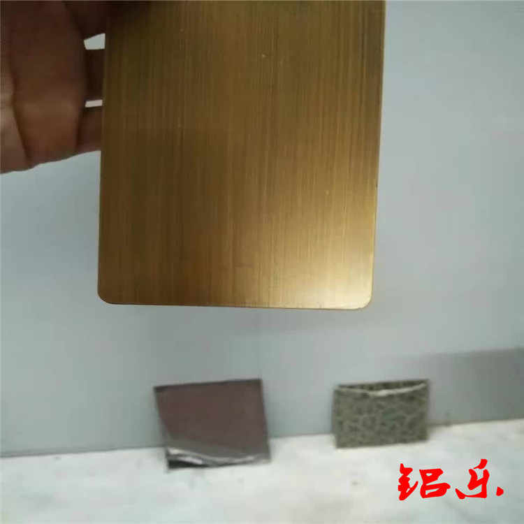 阳江拉丝铜色铝单板加固工艺独特