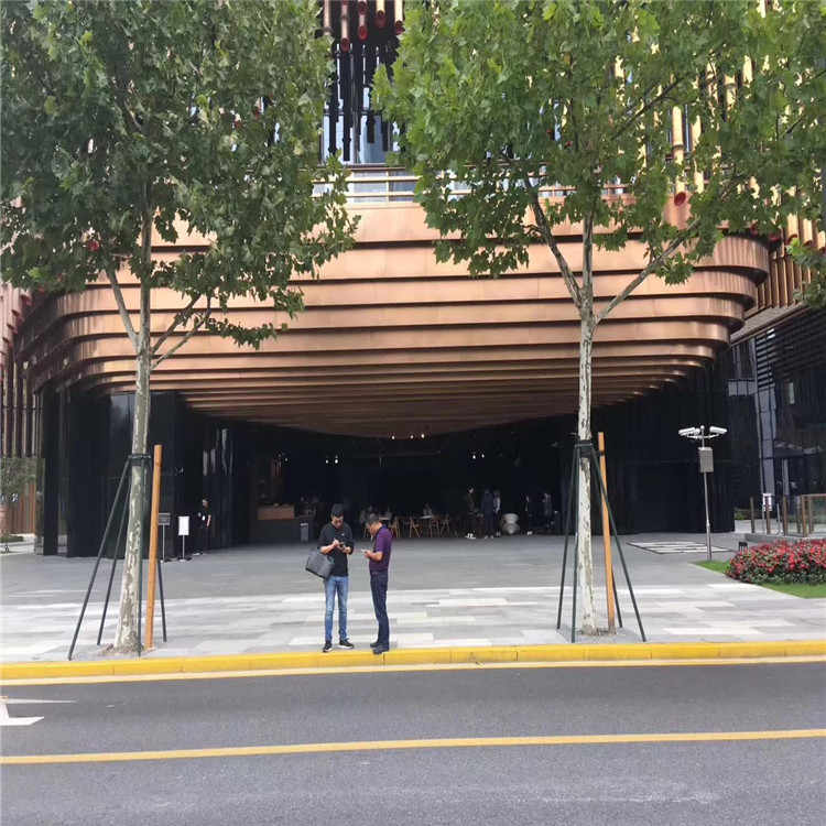 松原质量好的铜色铝单板镂空加工定制