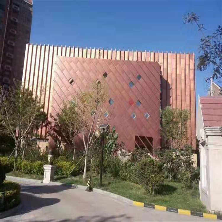 松原质量好的铜色铝单板镂空加工定制